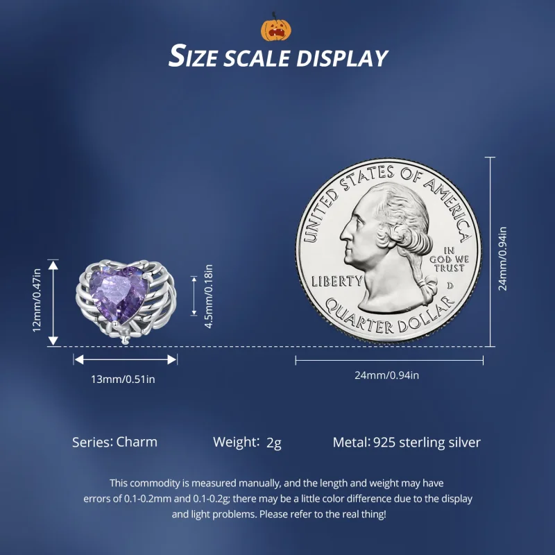 (bild till) Pandora-stil Skelett Hjärtat Charm - BSC910 - View 7