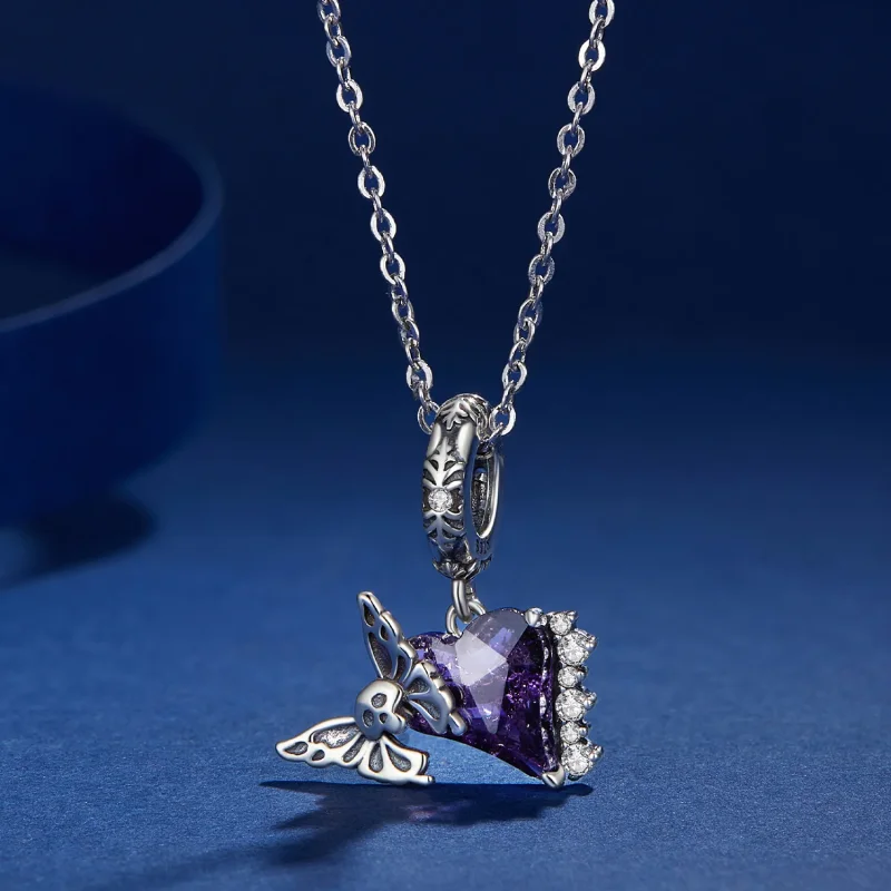 (bild till) Pandora-stil Skull Butterfly Silikongängel - BSC912 - View 3