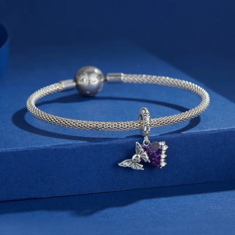 (bild till) Pandora-stil Skull Butterfly Silikongängel - BSC912 - View 4