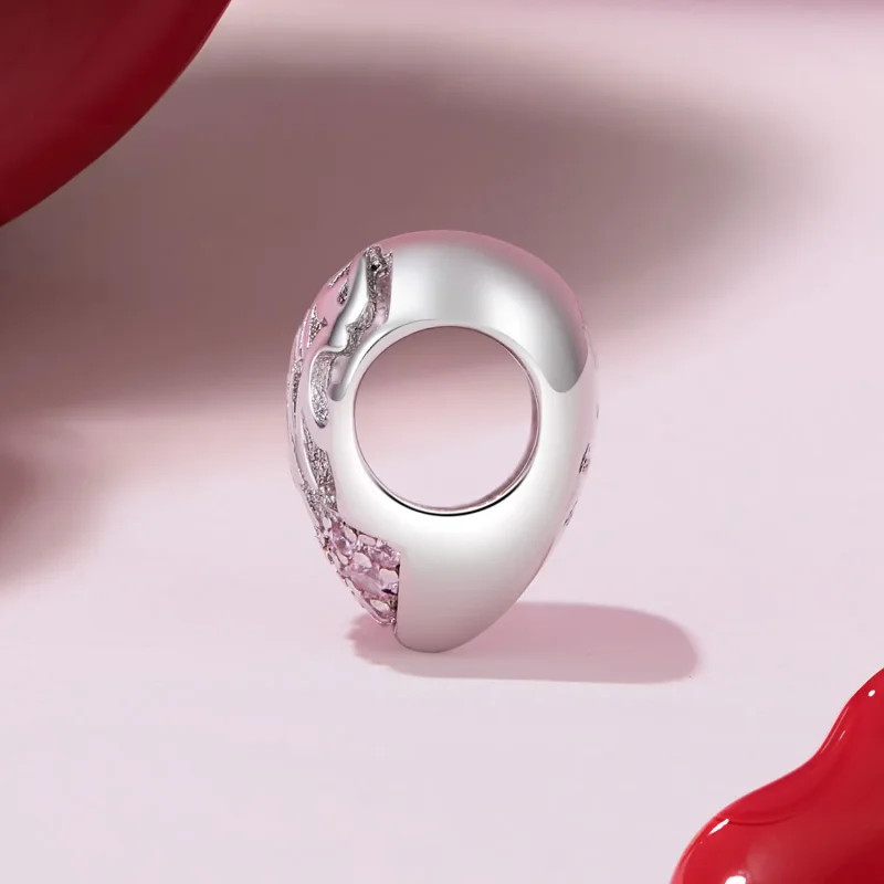 (bild till) Pandora-stil Thanksgiving Hjärtacharm - BSC923 - View 3