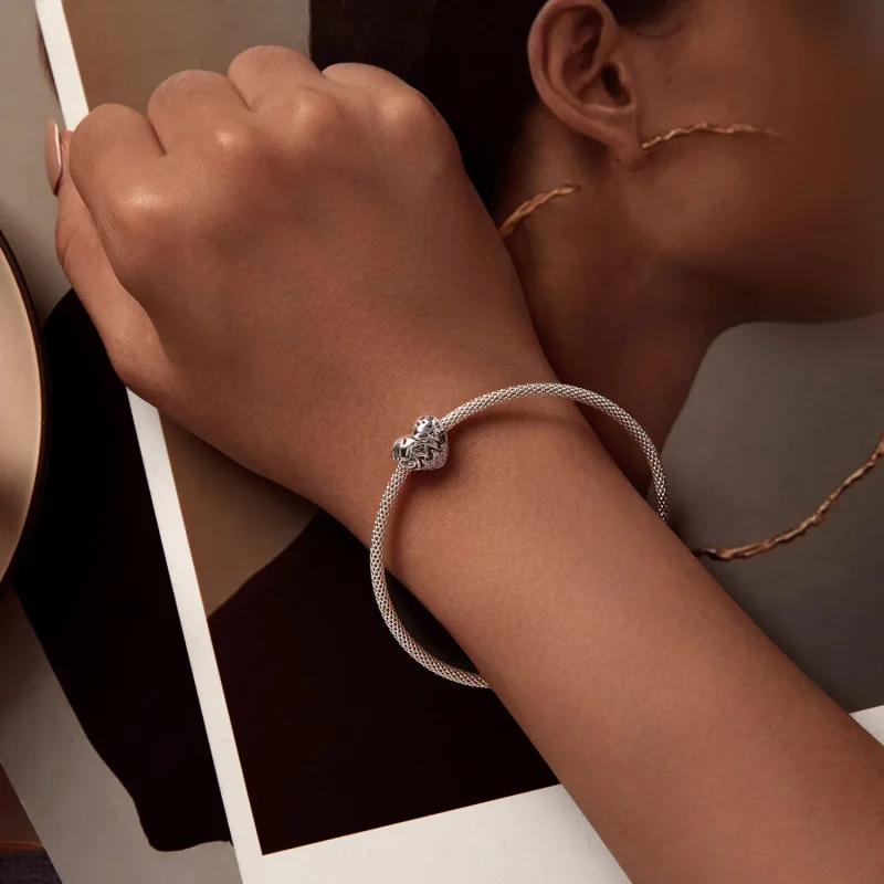 (bild till) Pandora-stil Thanksgiving Hjärtacharm - BSC923 - View 6