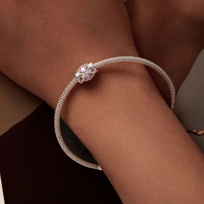 (bild till) Pandora-stil Hjärtformad Midjecharm - BSC924 - View 7