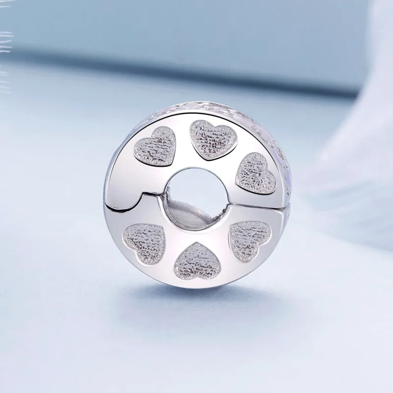 (bild till) Pandora-stil Rosa Symfoni Clip - BSC929 - View 3