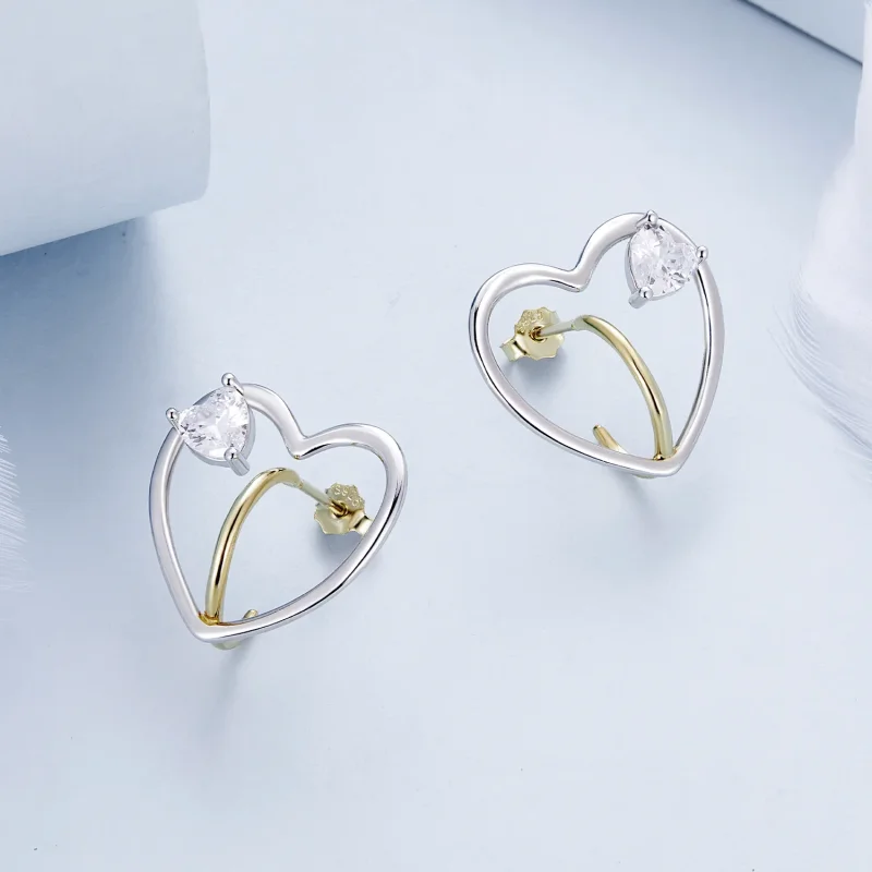(bild till) Pandora Style Love Studs-örhängen - BSE888 - View 3