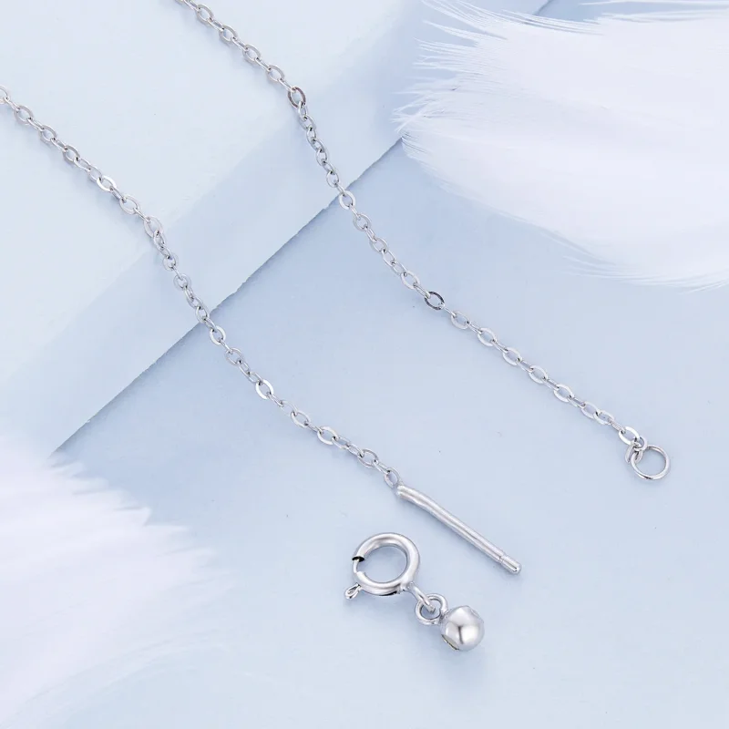 (bild till) Pandora-stil Månkanin Halsband - BSN302 - View 5