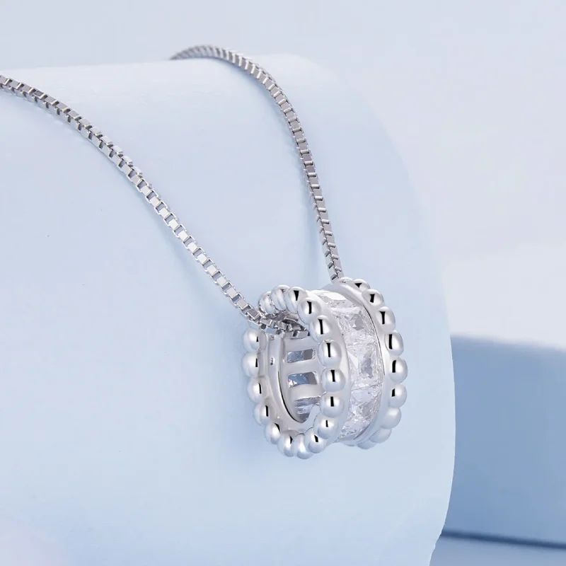 (bild till) Pandora Style Small Waist Halsband - BSN318 - View 2