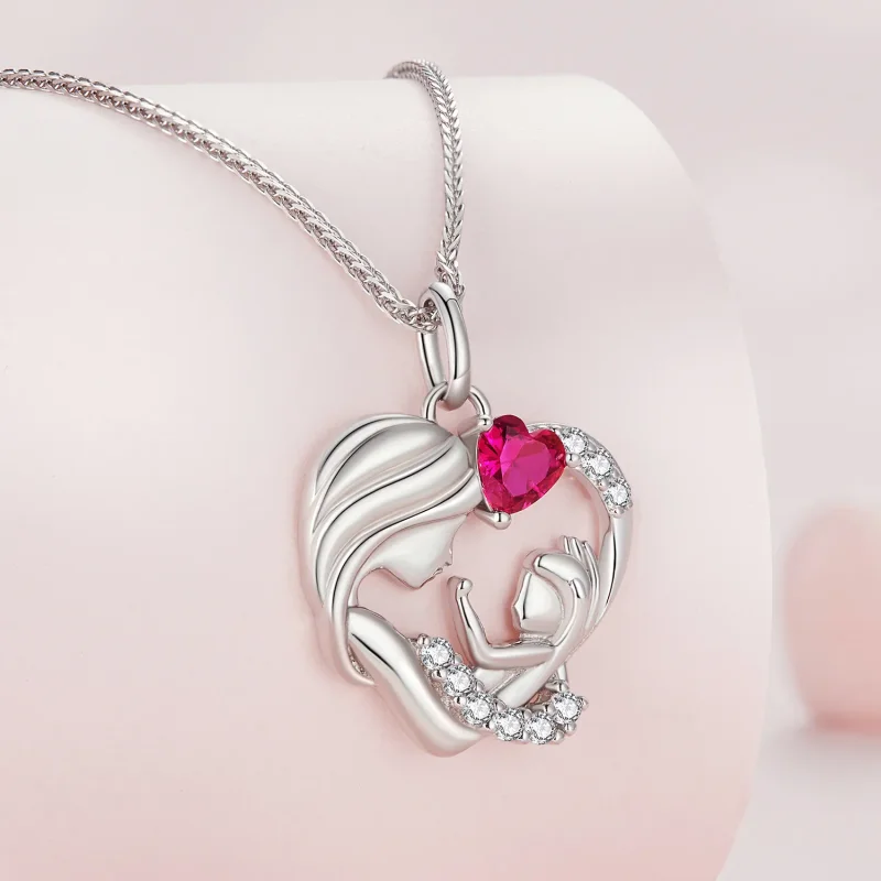 (bild till) Pandora-stil Mor-och-son-halsband - BSN323 - View 2