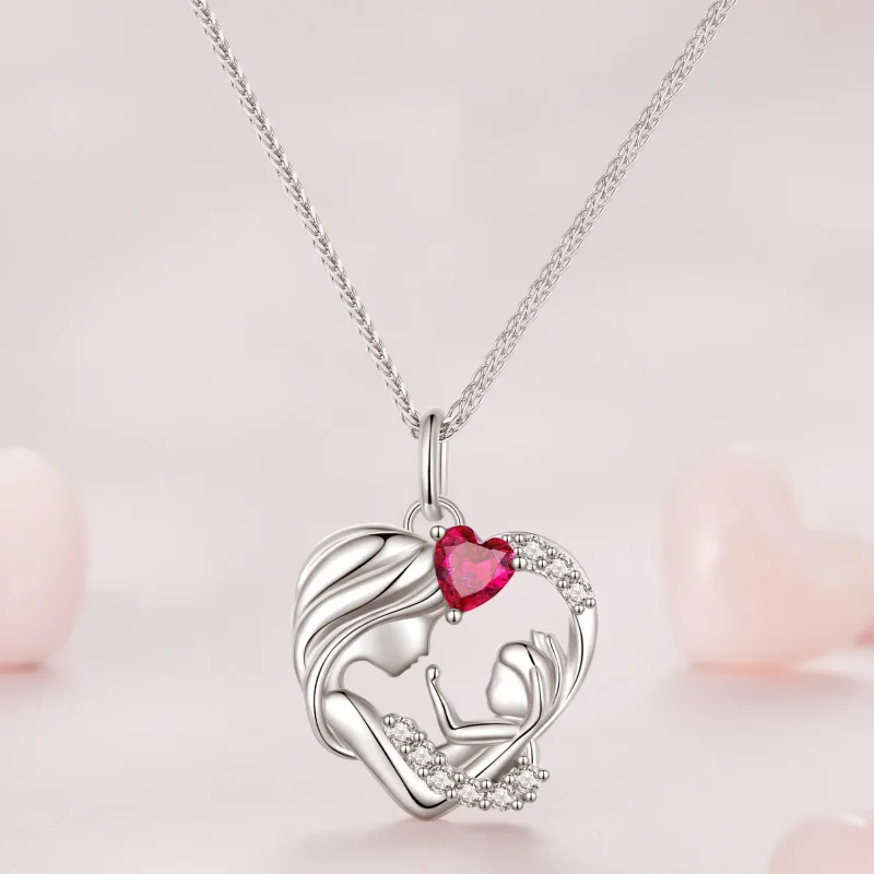 (bild till) Pandora-stil Mor-och-son-halsband - BSN323 - View 3