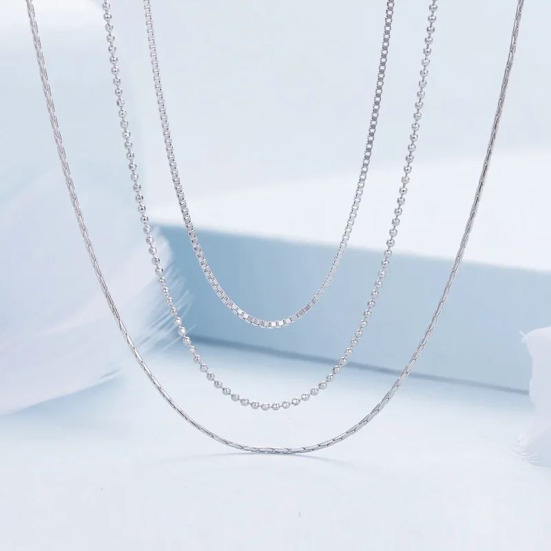 (bild till) Pandora Style Tredubbelt halsband - BSN333 - View 3