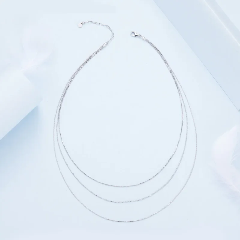 (bild till) Pandora Style Tredubbelt halsband - BSN333 - View 4