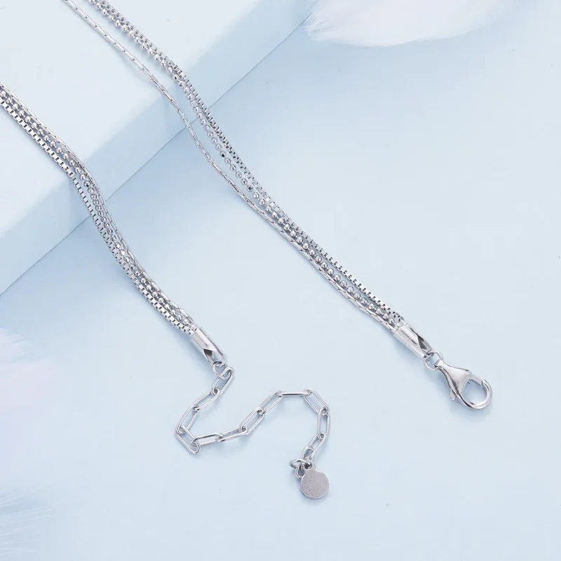 (bild till) Pandora Style Tredubbelt halsband - BSN333 - View 5
