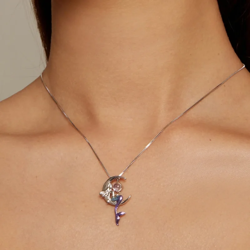 (bild till) Pandora-stil Sirenhalsband - BSN338 - View 6