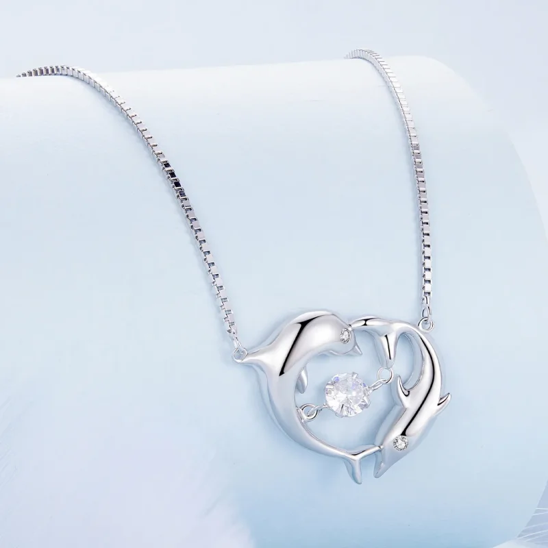 (bild till) Pandora-stil Delfin Smart Halsband - BSN340 - View 2