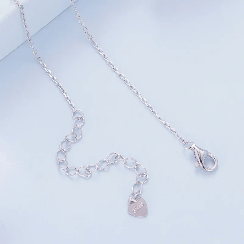 (bild till) Pandora-stil Känslohalsband i Hjärtform - BSN344 - View 5