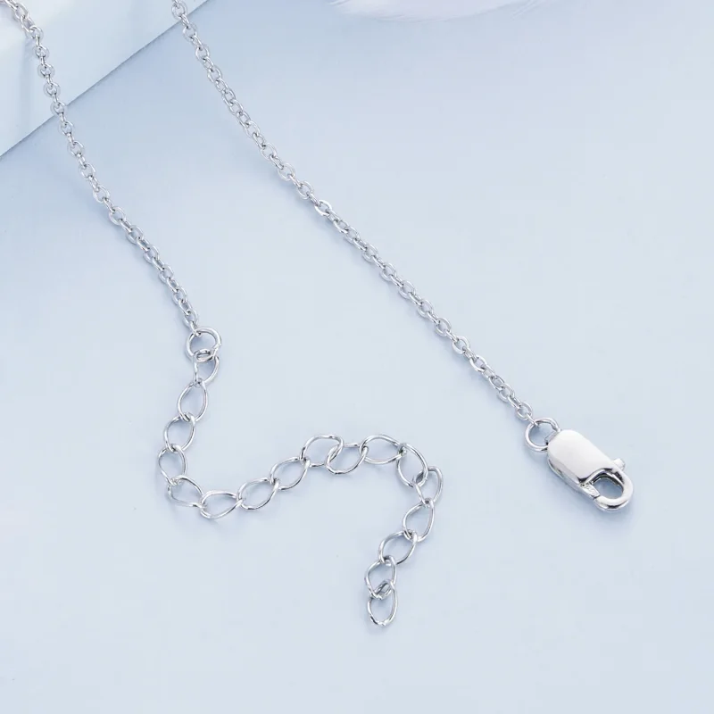 (bild till) Pandora-stil Fjäderhalsband - BSN346 - View 4