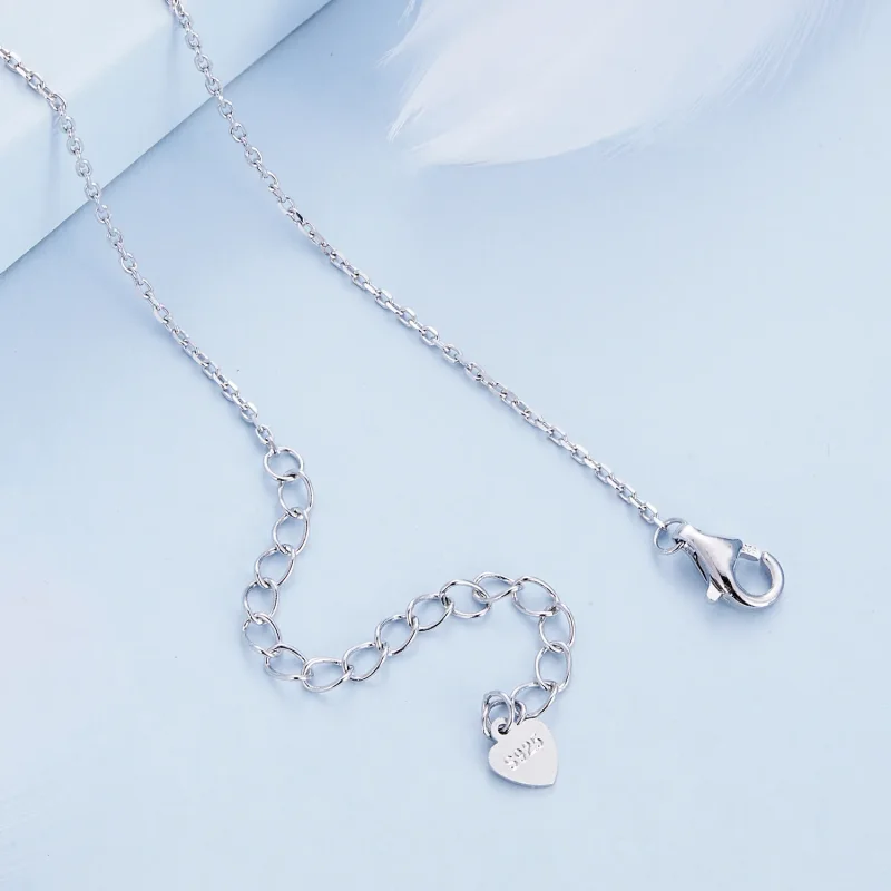 (bild till) Pandora-stil Måne Stjärnsprut Halsband - BSN347 - View 4