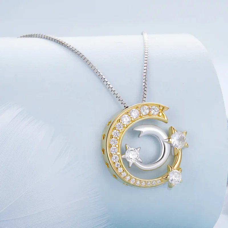(bild till) Pandora-stil Meteorhalsband - BSN350 - View 2