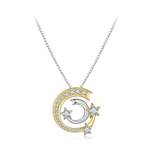 (bild till) Pandora-stil Meteorhalsband - BSN350