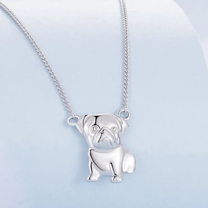 (bild till) Pandora-stil Mops-halsband - BSN354 - View 2