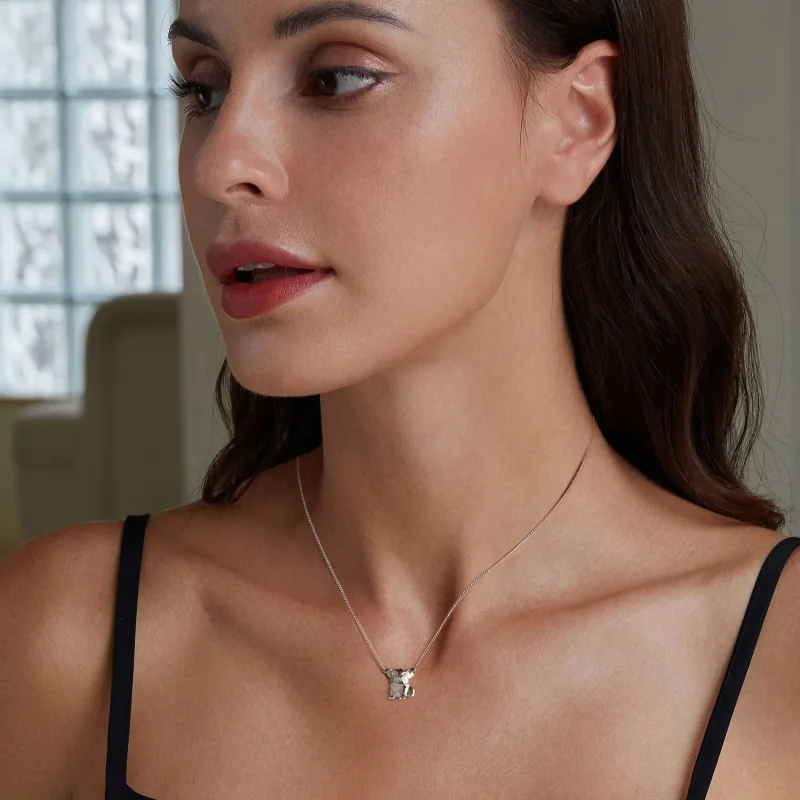 (bild till) Pandora-stil Mops-halsband - BSN354 - View 6