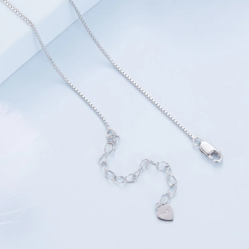 (bild till) Pandora-stil Glänsande Dubbellagerhalsband - BSN358 - View 4