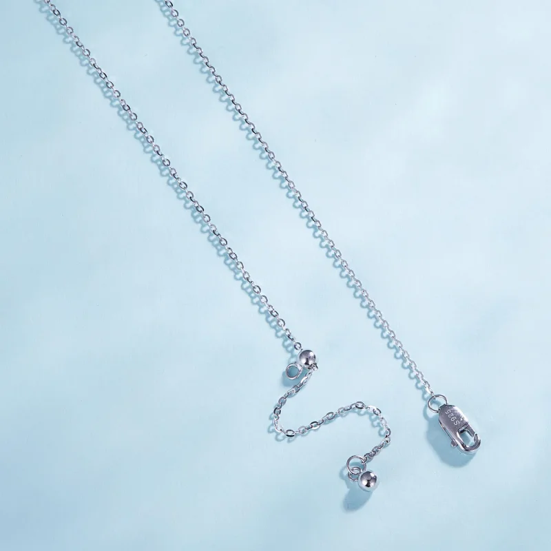 (bild till) Pandora-stil Glittrande Tofs Choker - BSN360 - View 4