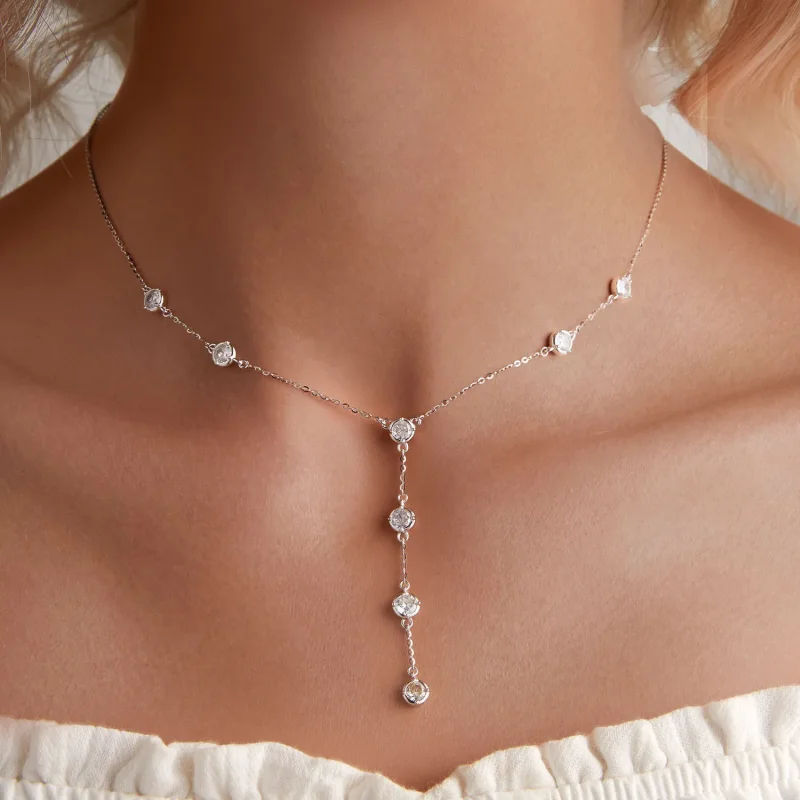 (bild till) Pandora Style Shine Y-halsband - BSN361 - View 6