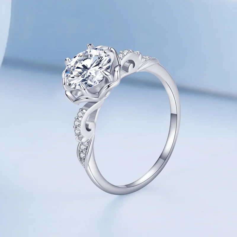 (bild till) Pandora-stil Romantisk Rosring - BSR387 - View 2