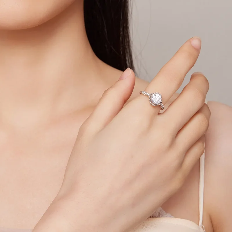 (bild till) Pandora-stil Romantisk Rosring - BSR387 - View 5