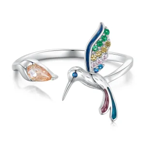 (bild till) Pandora Style-kolibri Öppen Ring - BSR391