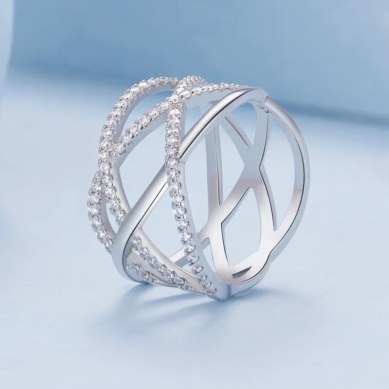 (bild till) Pandora-stil Enkel Samsara-ring - BSR396 - View 2