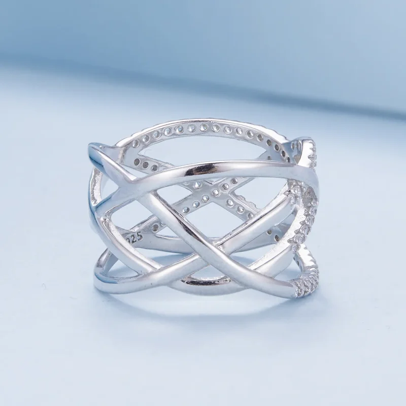 (bild till) Pandora-stil Enkel Samsara-ring - BSR396 - View 4