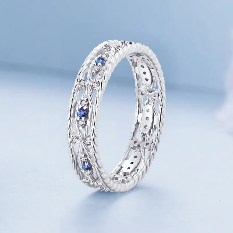 (bild till) Pandora-stil Devil Eye-ring - BSR456 - View 2