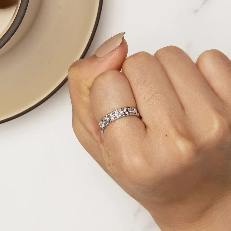 (bild till) Pandora-stil Devil Eye-ring - BSR456 - View 6