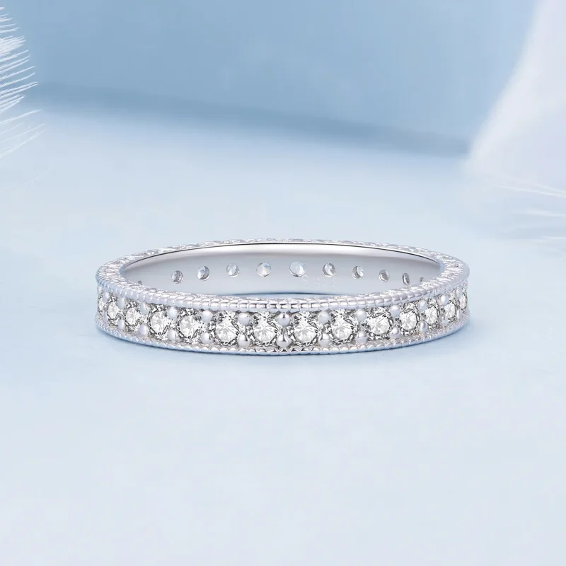 (bild till) Pandora-stil Skinande Ring - BSR462 - View 3