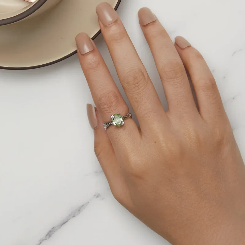 (bild till) Pandora Style Vine Ring - BSR466 - View 5