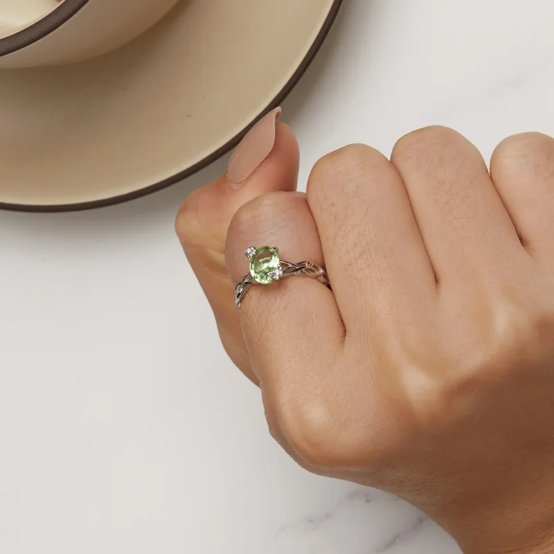 (bild till) Pandora Style Vine Ring - BSR466 - View 6