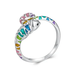 (bild till) Pandora Style Chameleon Öppen Ring - BSR475-E