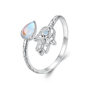 (bild till) Pandora-stil Lyckohand Öppen Ring - BSR486-E