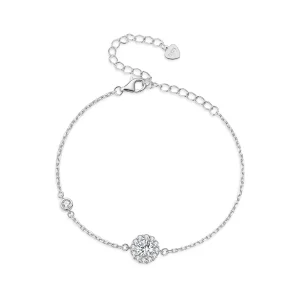 (bild till) Pandora Style Ett Karat Enkelt Armband (Ett Certifikat) - MSB007