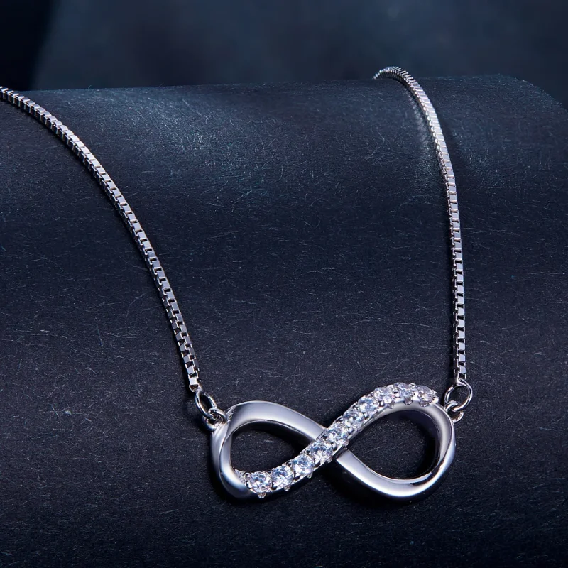 (bild till) Pandora Style Möbius Strip-halsband (Ett certifikat) - MSN018 - View 3