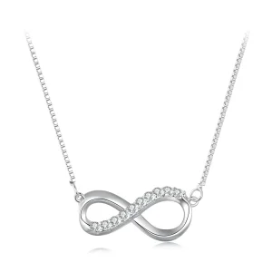 (bild till) Pandora Style Möbius Strip-halsband (Ett certifikat) - MSN018
