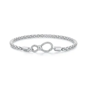 (bild till) Pandora-stil Infinity Basic Chain Armband - SCB260