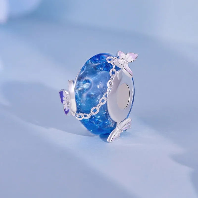 (bild till) Pandora-stil Fjärils Tofs Charm - SCC2461 - View 2