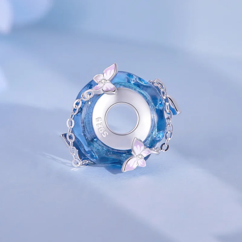 (bild till) Pandora-stil Fjärils Tofs Charm - SCC2461 - View 3