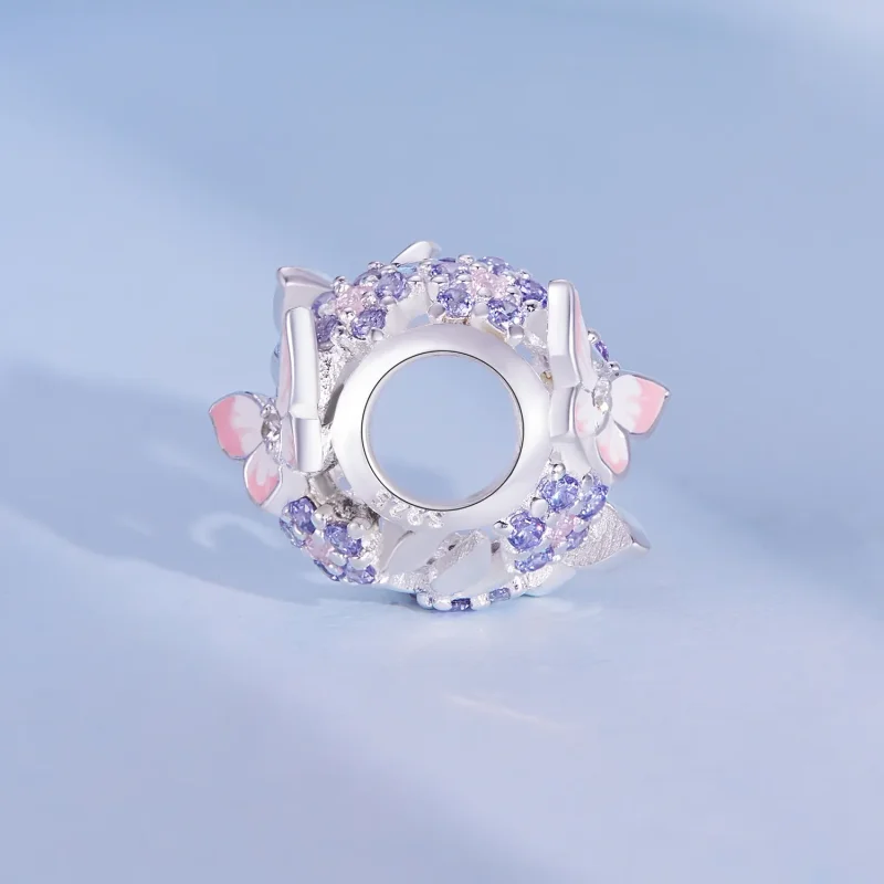 (bild till) Pandora-stil Fjäril Zirkon Charm - SCC2463 - View 3