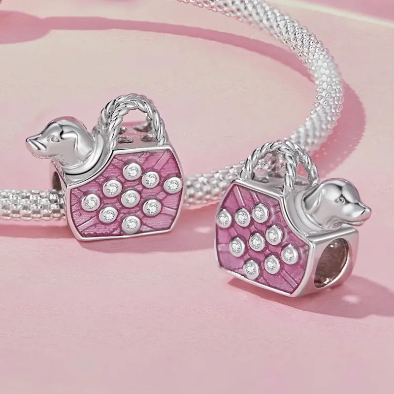 (bild till) Pandora-stil Djurcharm Hund - SCC2473 - View 3