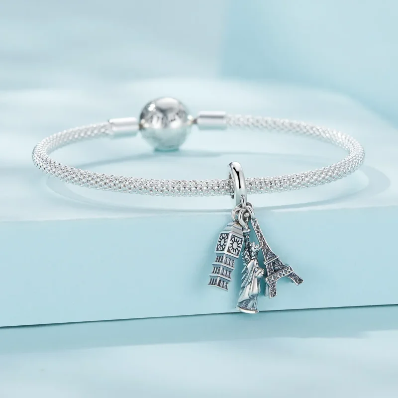 (bild till) Pandora Style Global Travel Dangle - SCC2483 - View 3