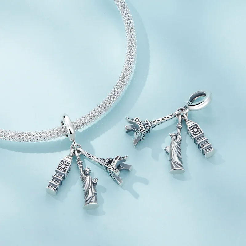 (bild till) Pandora Style Global Travel Dangle - SCC2483 - View 4