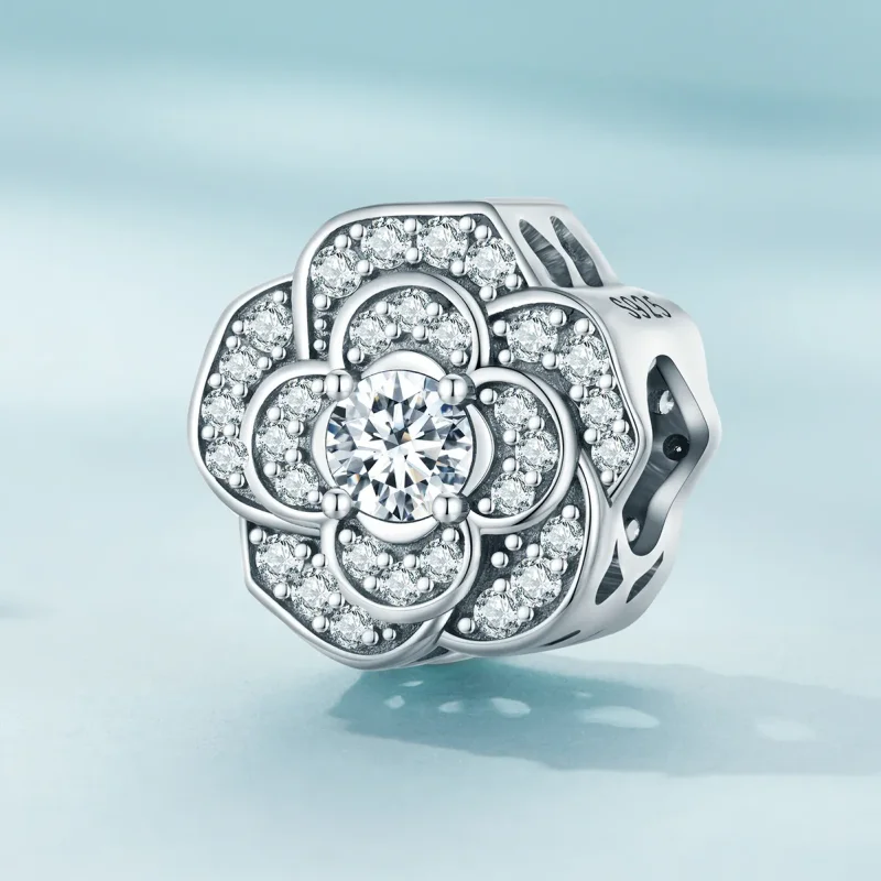 (bild till) Pandora Style Camellia Charm - SCC2493 - View 2